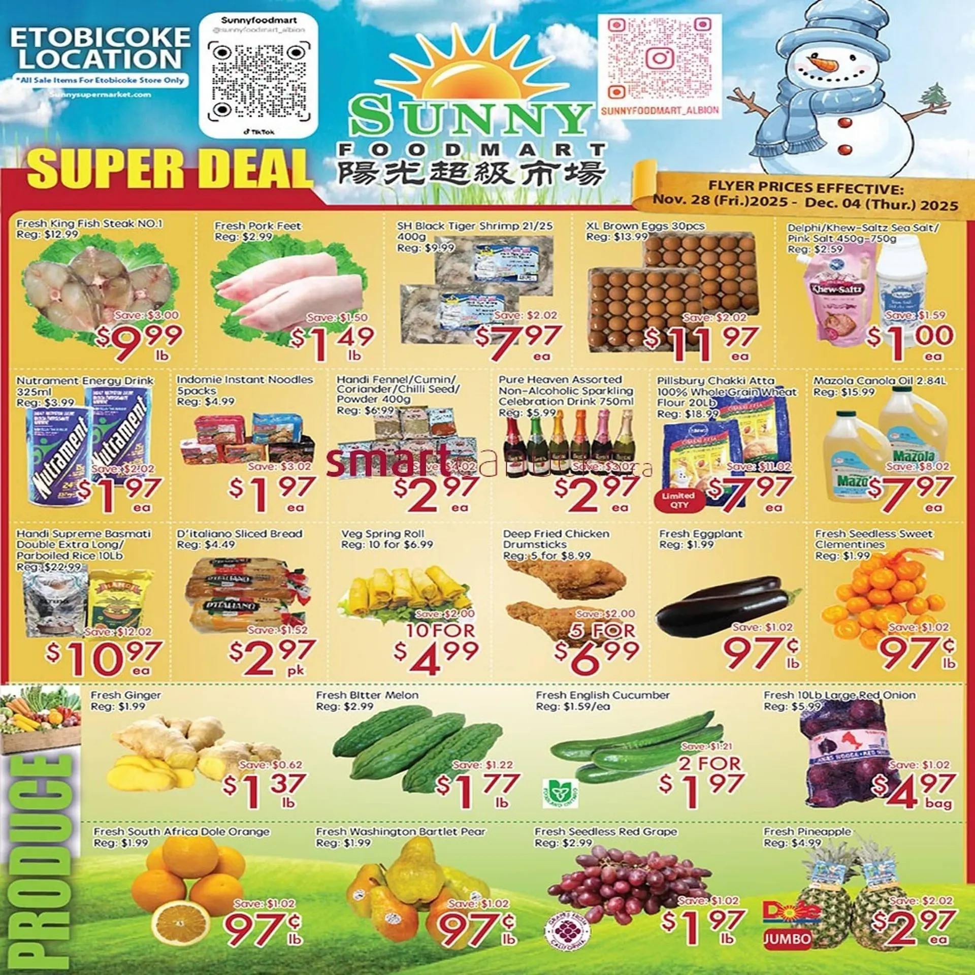Sunny Food Mart flyer - 1