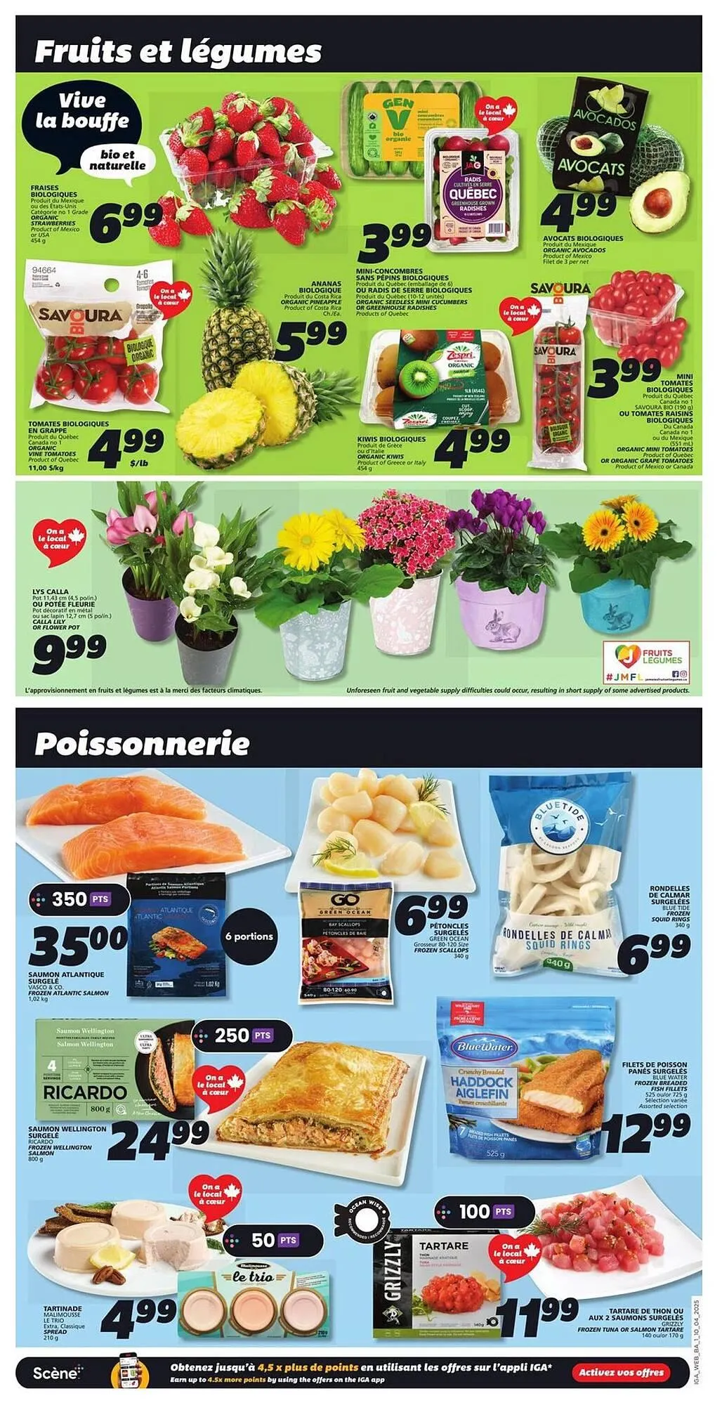 IGA flyer from April 10 to April 23 2025 - flyer page 4