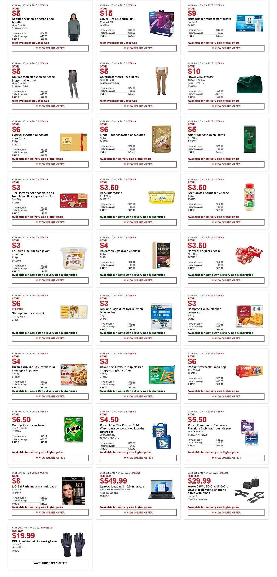 Costco flyer from November 12 to November 18 2025 - flyer page 3
