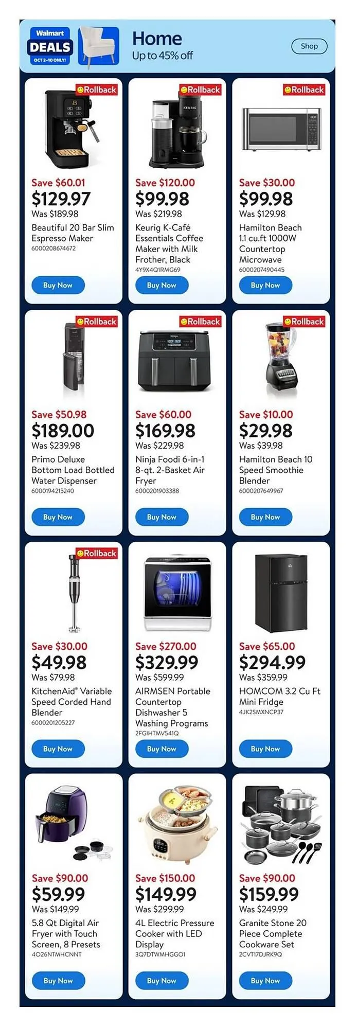 Walmart flyer from October 2 to October 8 2025 - flyer page 4