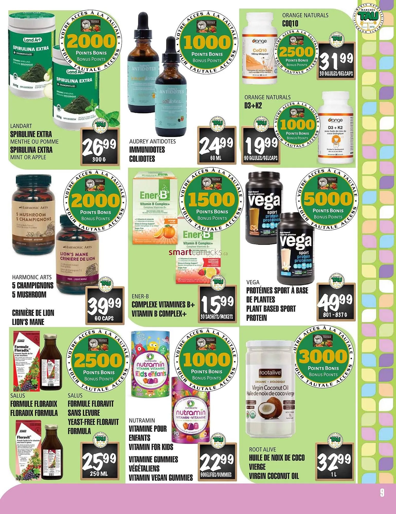 Marches Tau flyer from March 31 to April 13 2025 - flyer page 9