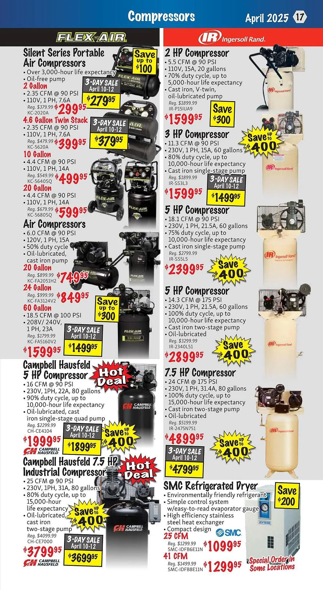 KMS Tools flyer from April 1 to April 30 2025 - flyer page 17