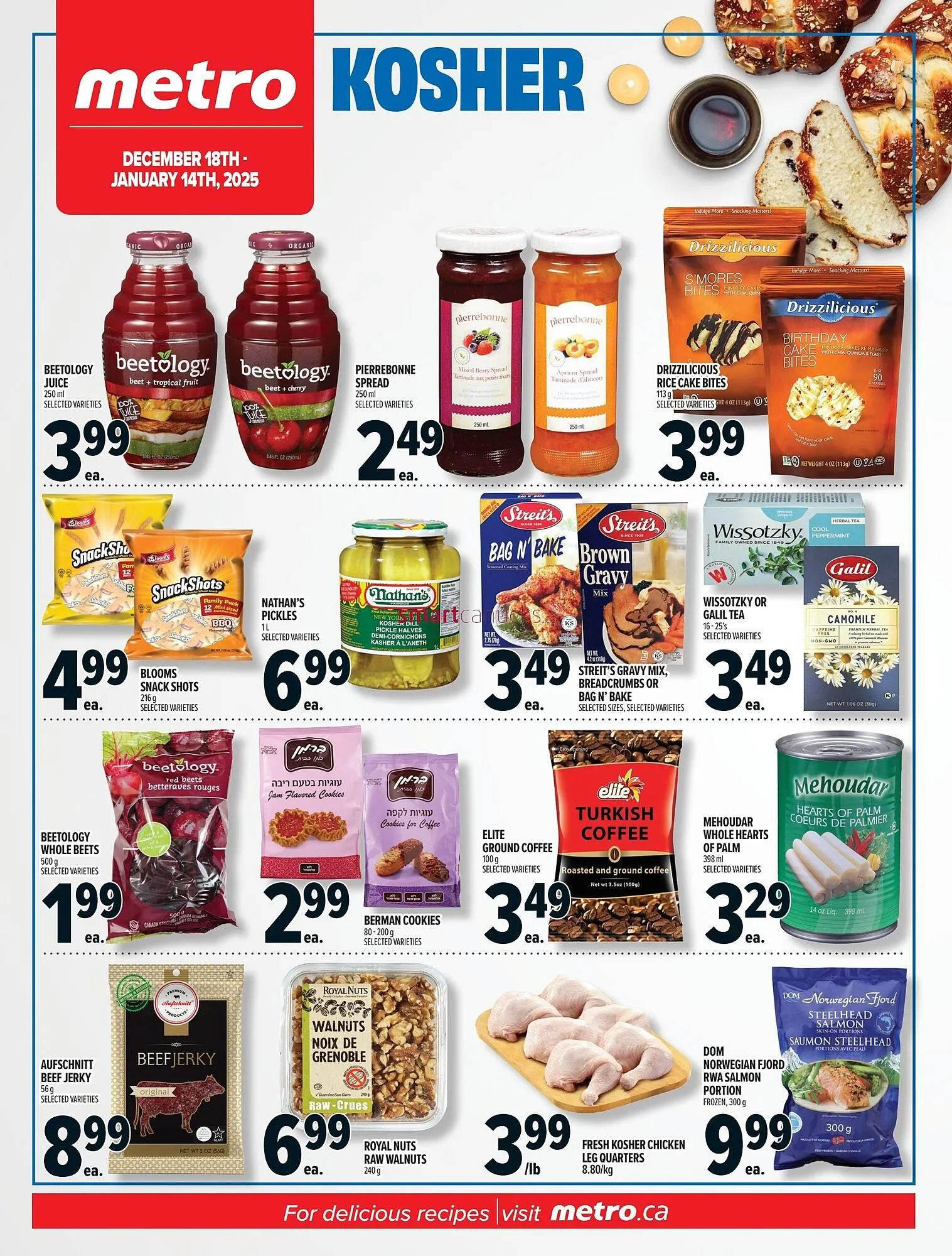 Metro flyer from December 18 to January 14 2026 - flyer page 1