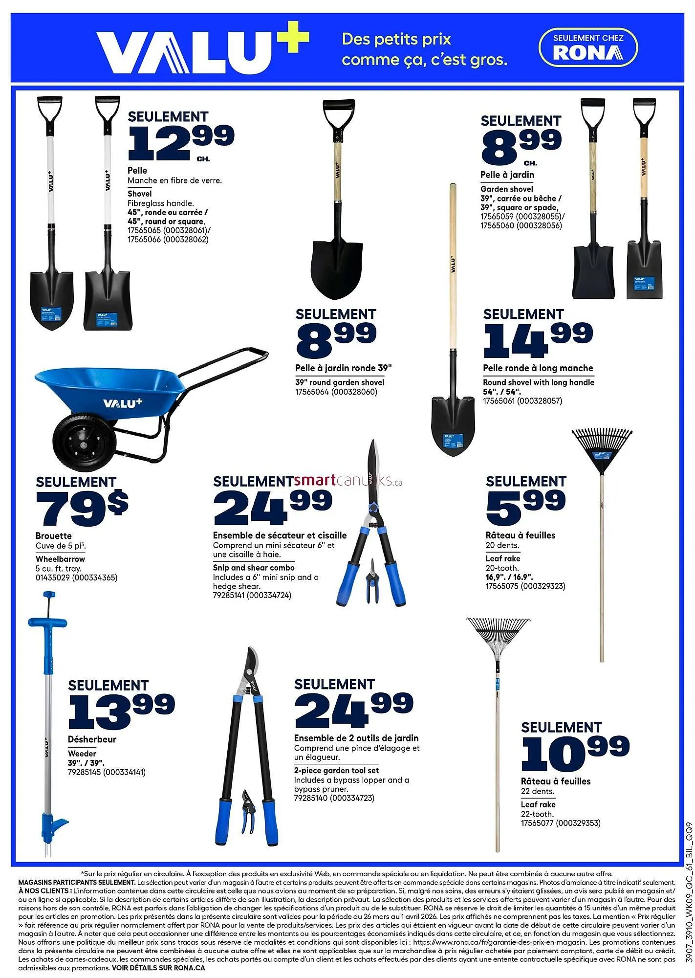 RONA flyer from March 19 to April 1 2026 - flyer page 8