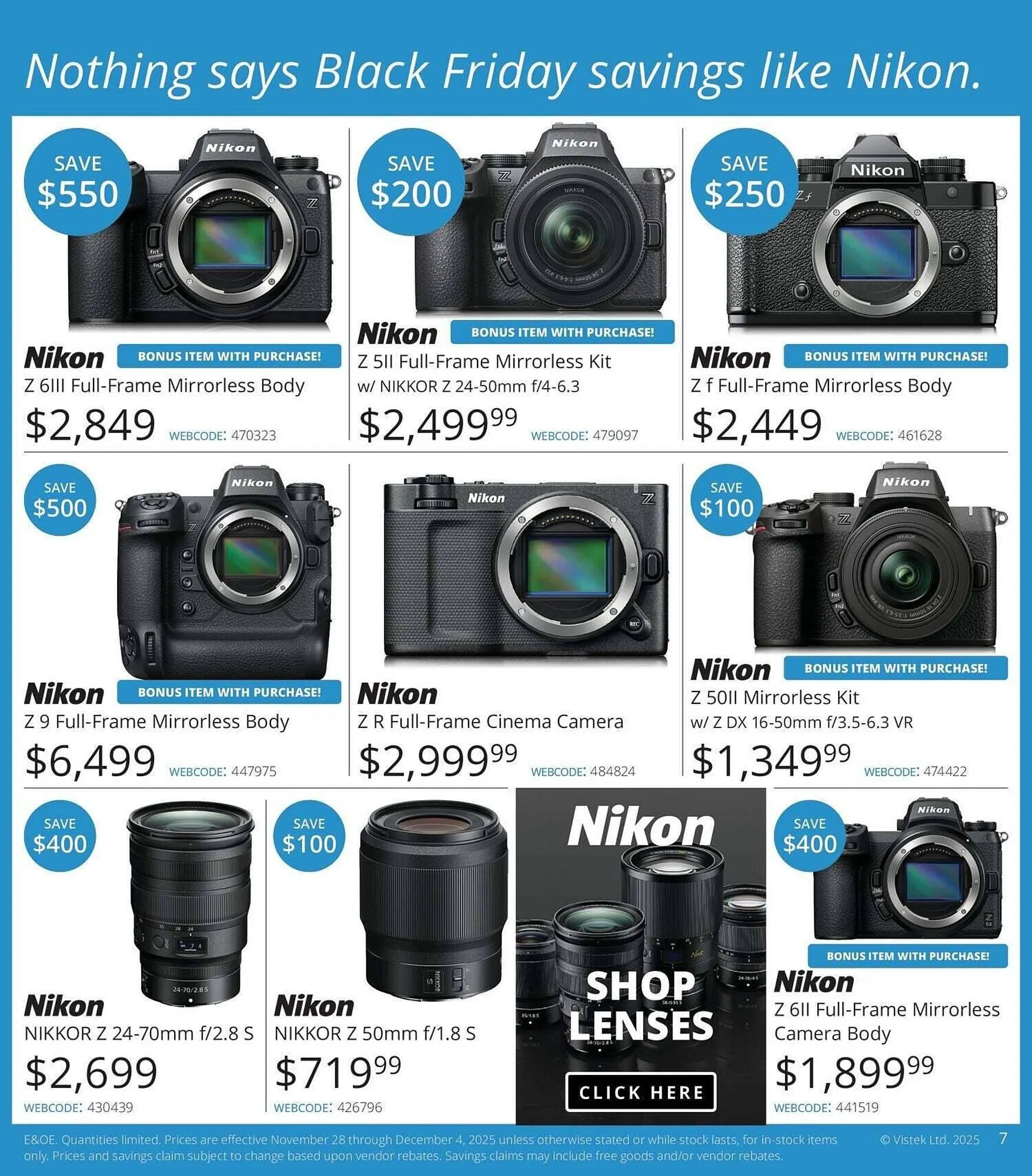 Vistek flyer from November 28 to December 5 2025 - flyer page 7