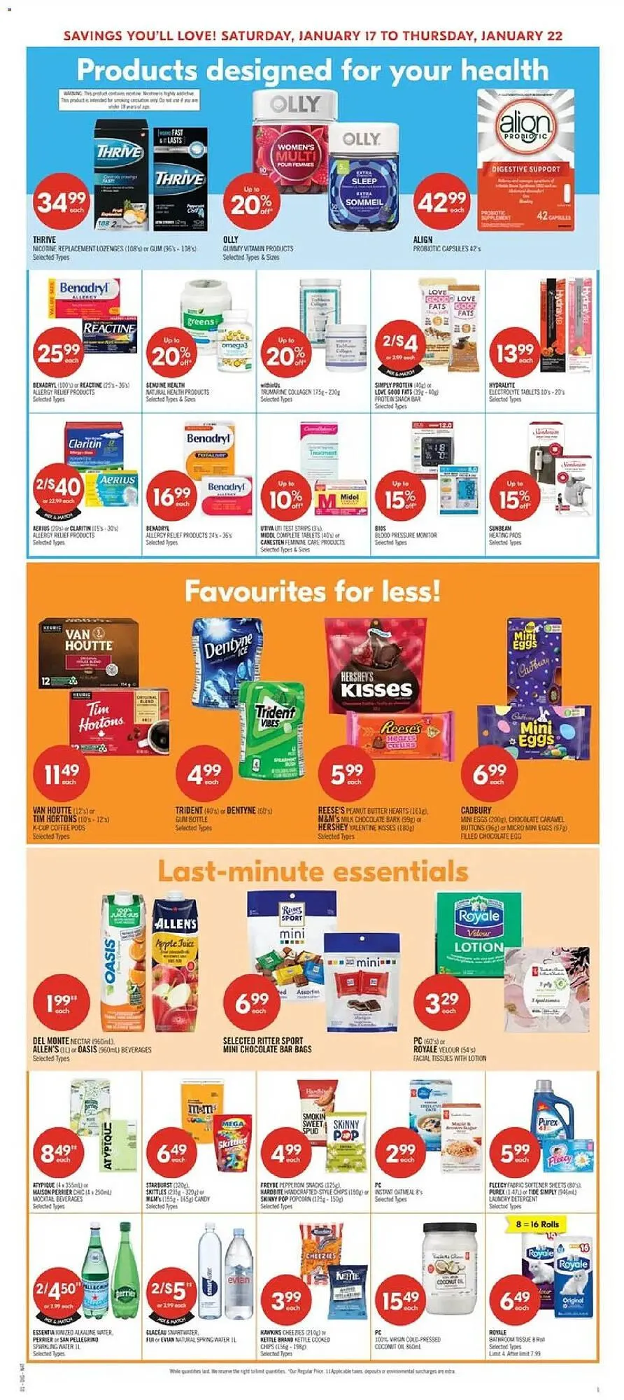 Shoppers Drug Mart flyer from January 16 to January 23 2026 - flyer page 14