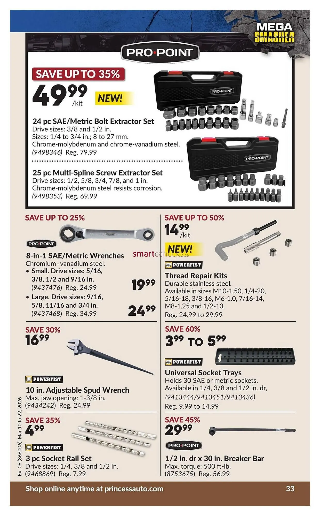 Princess Auto flyer from March 10 to March 22 2026 - flyer page 38
