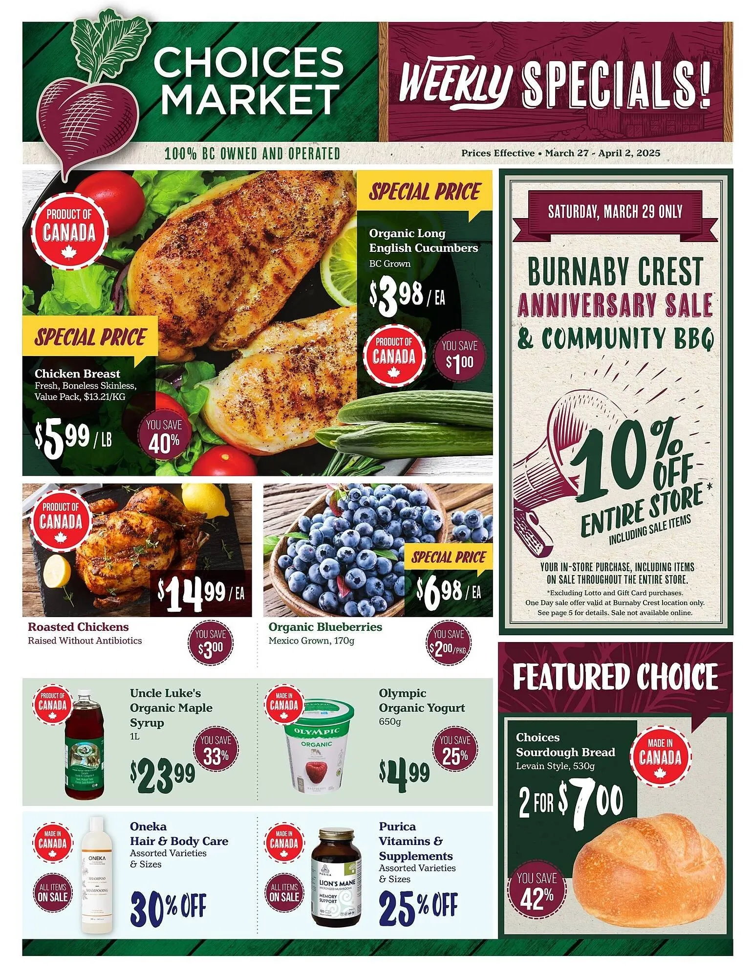 Choices Market flyer - 1