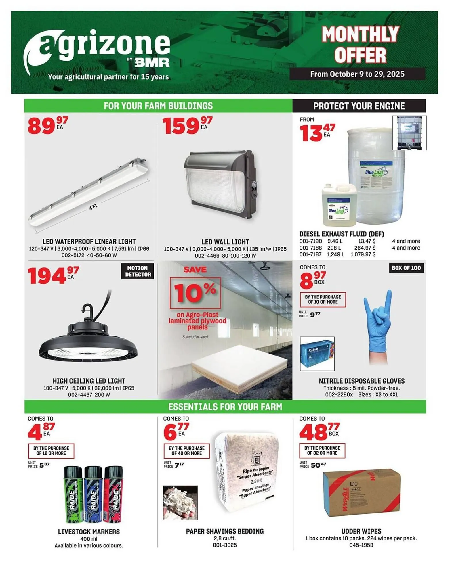 BMR flyer from October 9 to October 29 2025 - flyer page 1