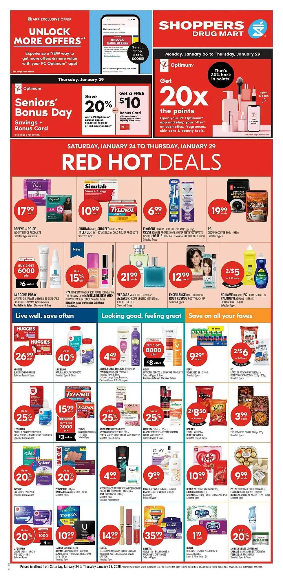 Shoppers Drug Mart flyer from January 24 to January 29 2026 - flyer page 3