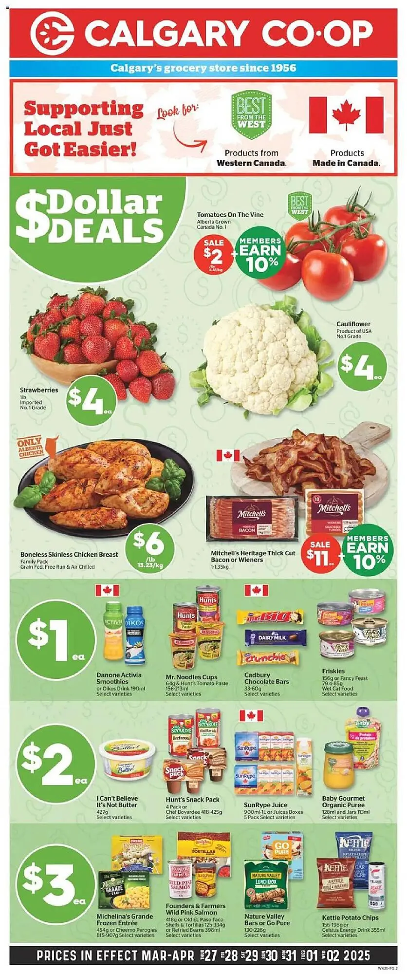 Calgary Co-op flyer from March 27 to April 2 2025 - flyer page 3