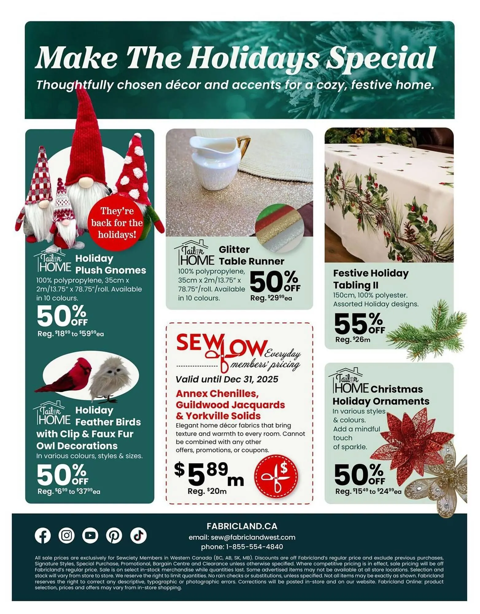 Fabricland flyer from November 1 to November 20 2025 - flyer page 11