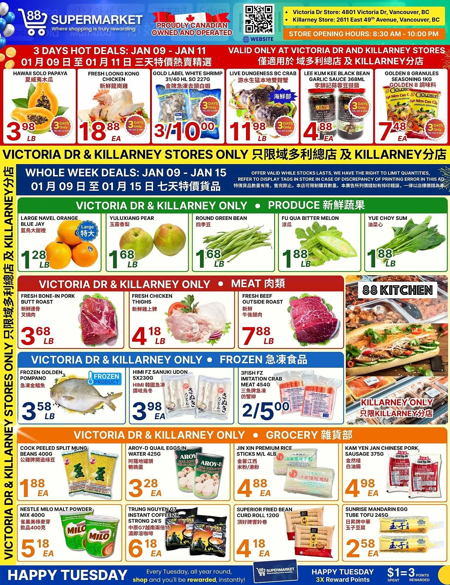 88 Supermarket flyer from January 9 to January 15 2026 - flyer page 1