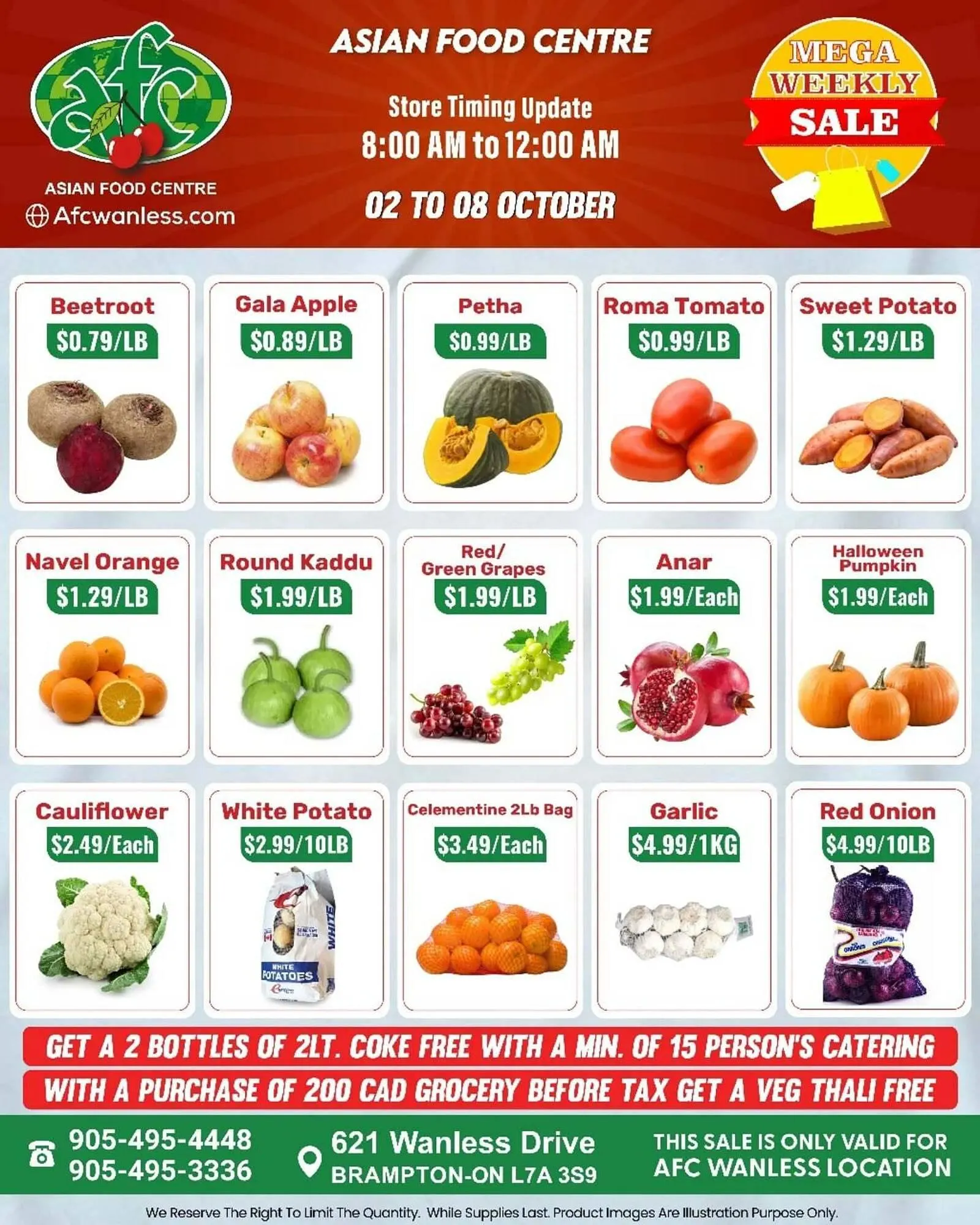 Asian Food Centre flyer from October 1 to October 7 2025 - flyer page 1