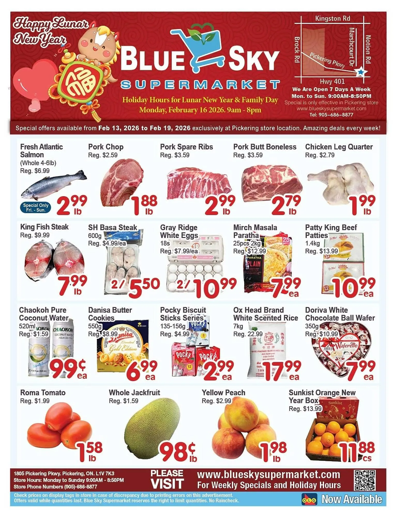 Blue Sky Supermarket flyer - 1