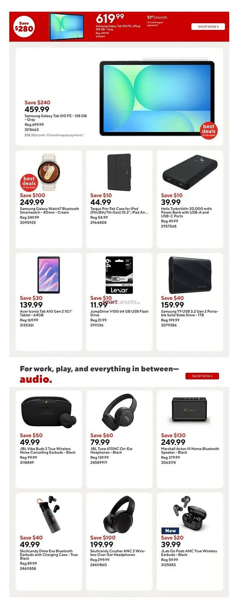 Staples flyer from November 7 to November 13 2025 - flyer page 10