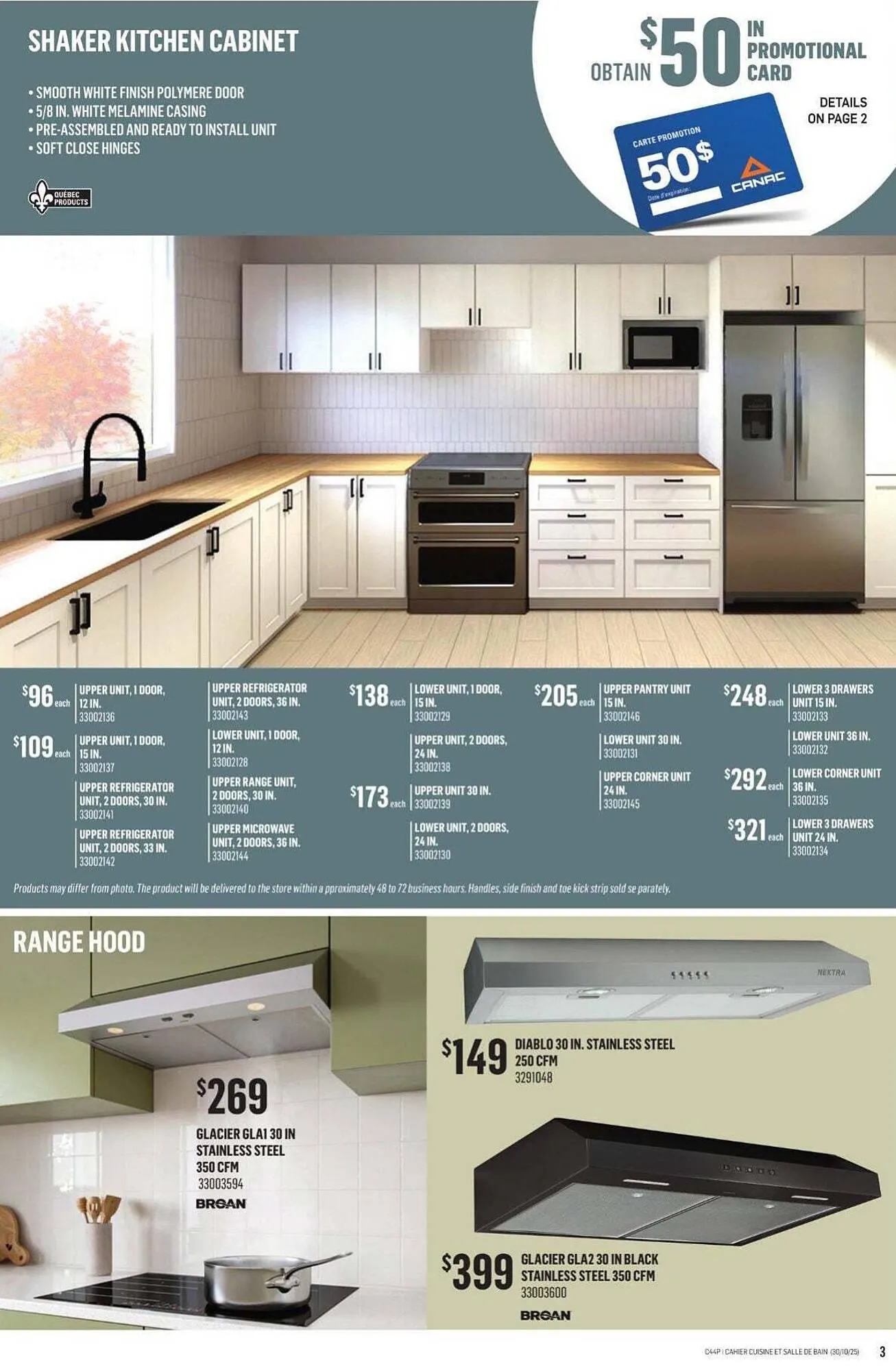 Canac flyer from October 29 to November 5 2025 - flyer page 3