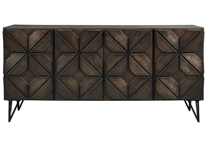 Chasinfield Extra Large TV Stand - Dark Brown