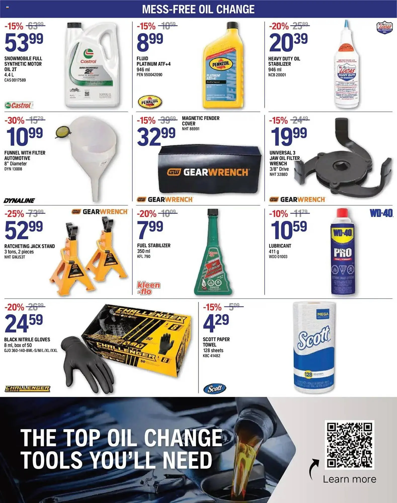 NAPA Auto Parts flyer from October 1 to November 1 2025 - flyer page 4