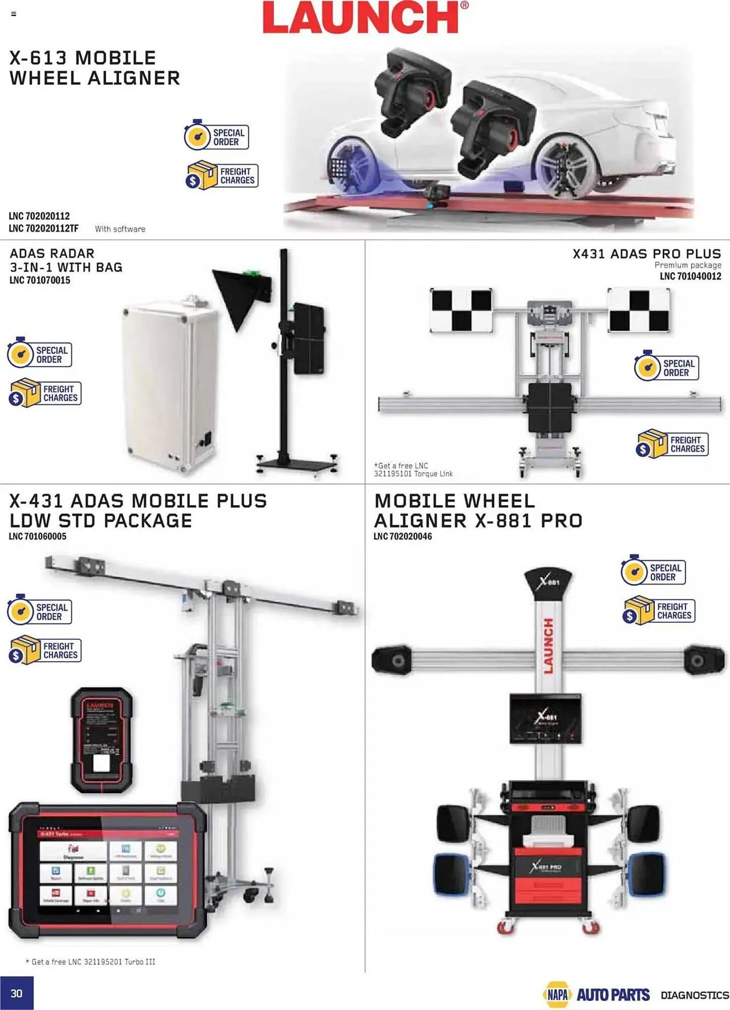 NAPA Auto Parts flyer from July 1 to August 30 2025 - flyer page 30