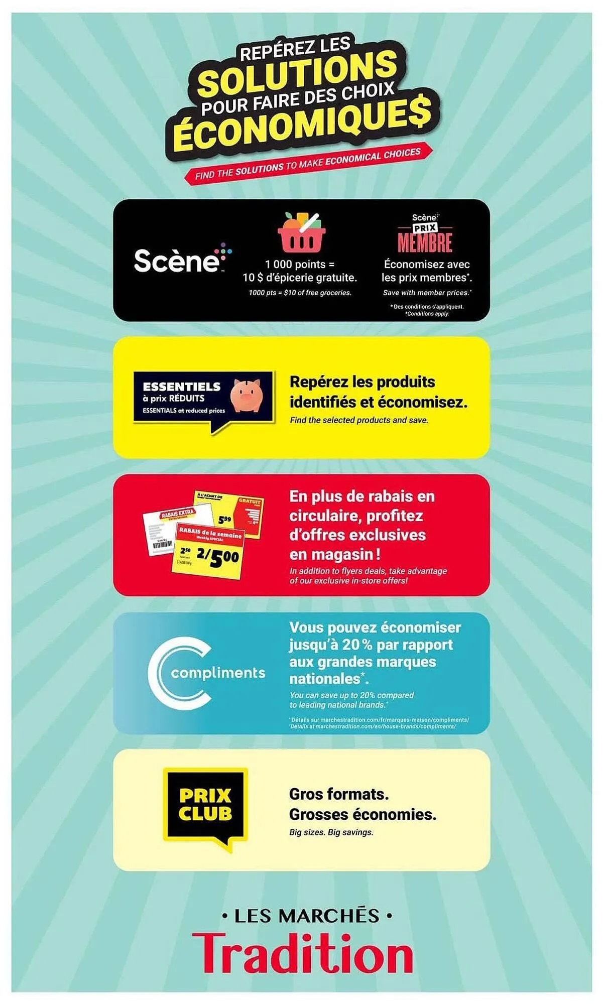 Marches Tradition flyer from April 1 to May 1 2025 - flyer page 2