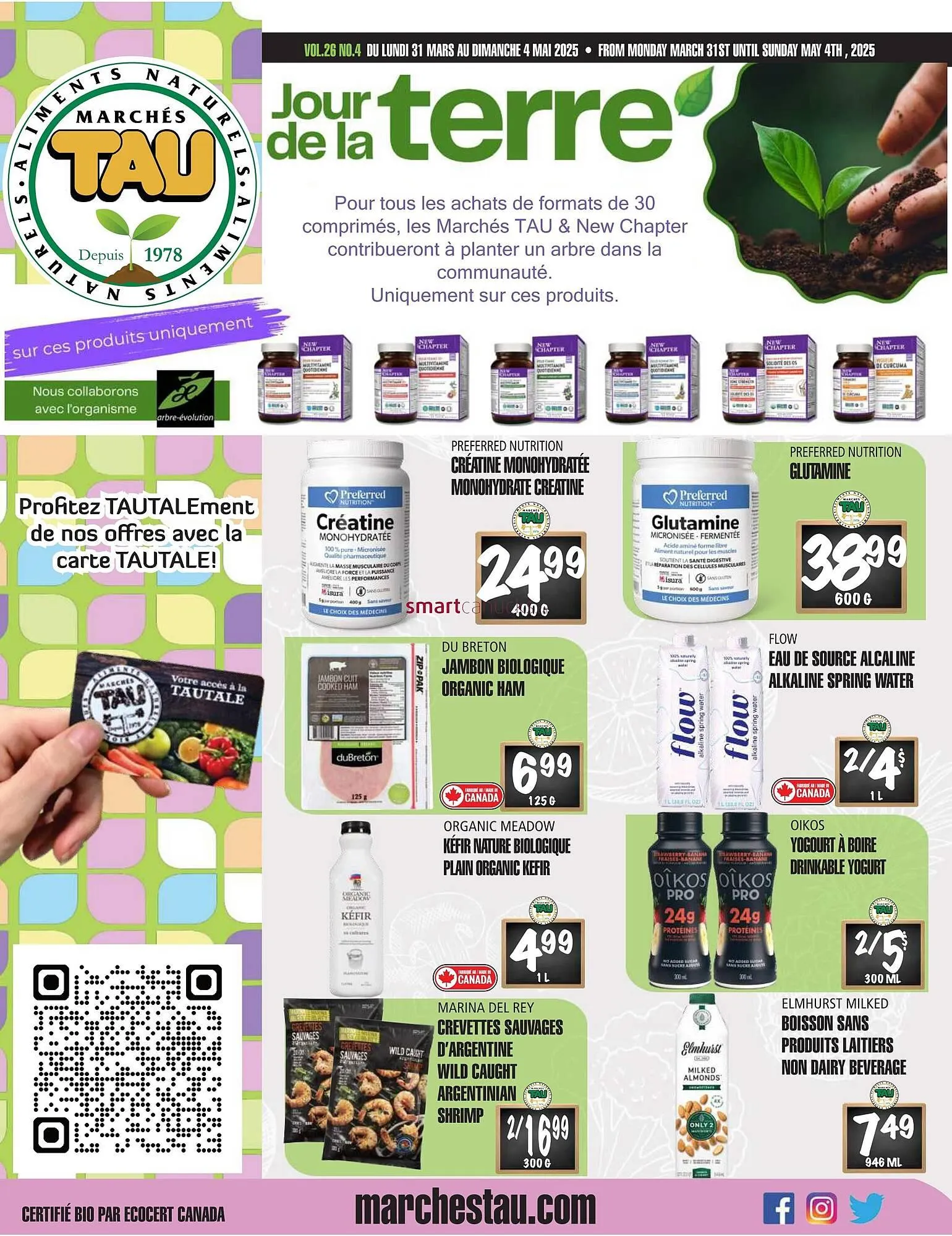 Marches Tau flyer from March 31 to April 13 2025 - flyer page 1