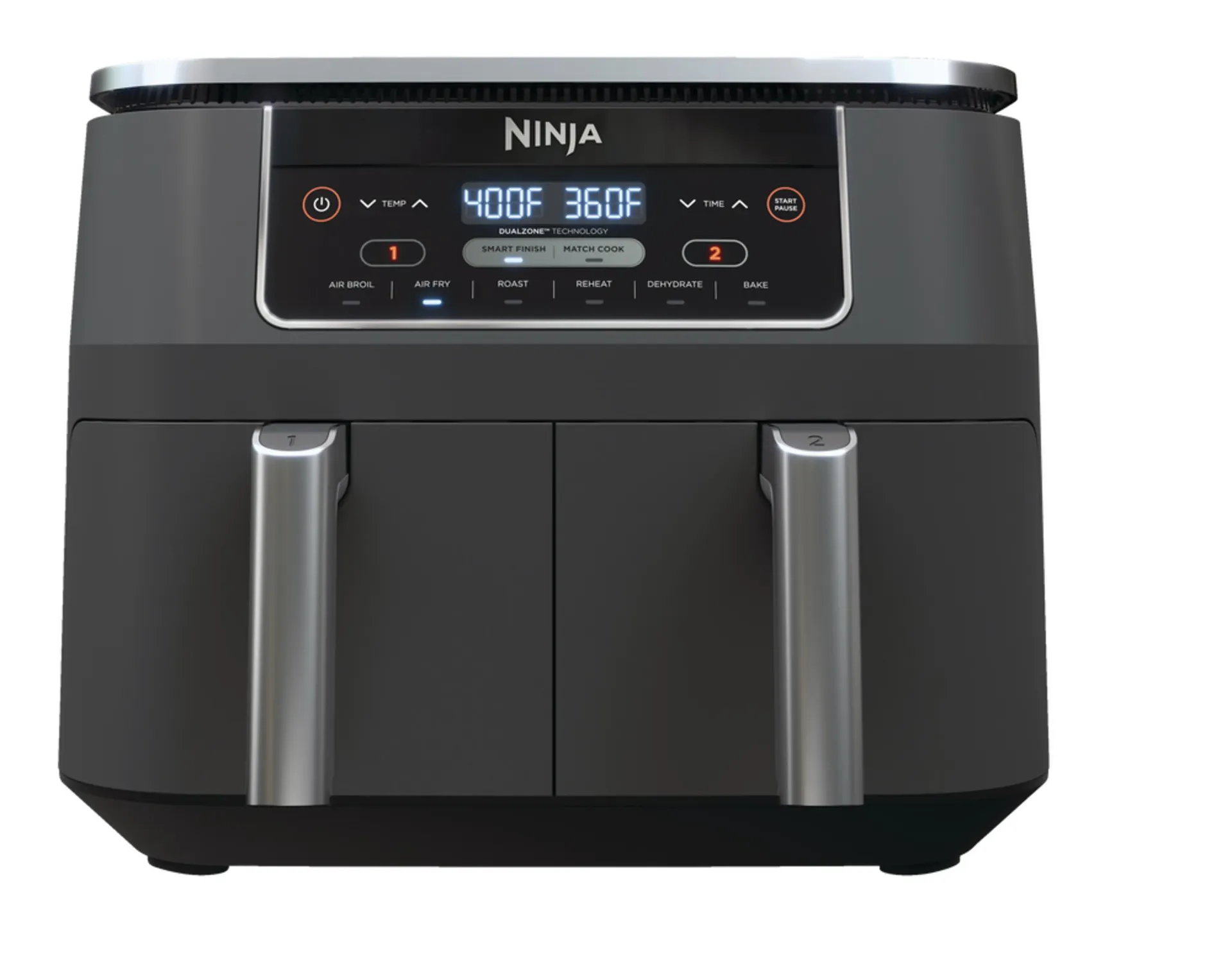 Ninja Foodi 2-Basket Air Fryer with 6 Cooking Functions, 8 Qt