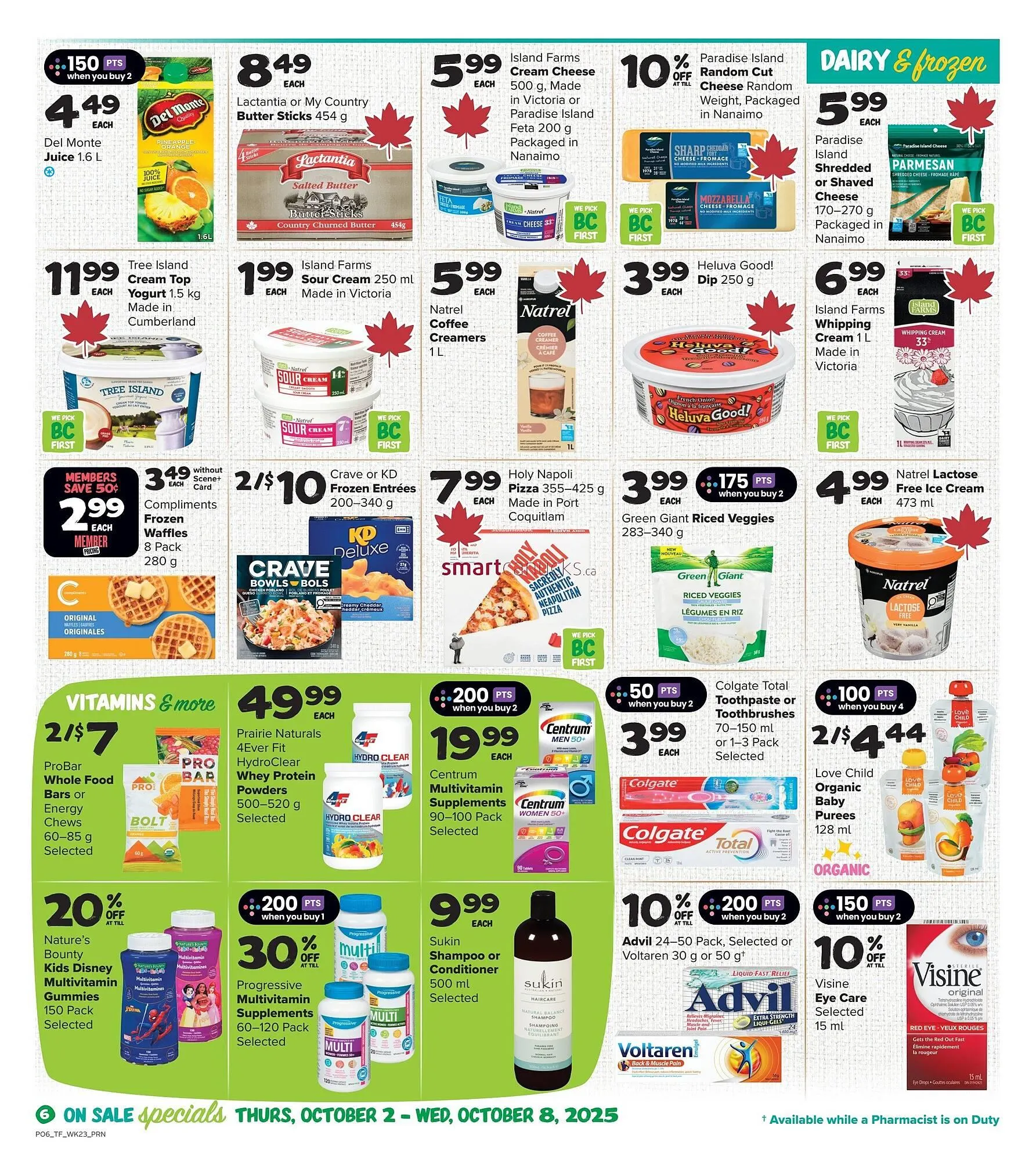 Thrifty Foods flyer from October 2 to October 8 2025 - flyer page 7
