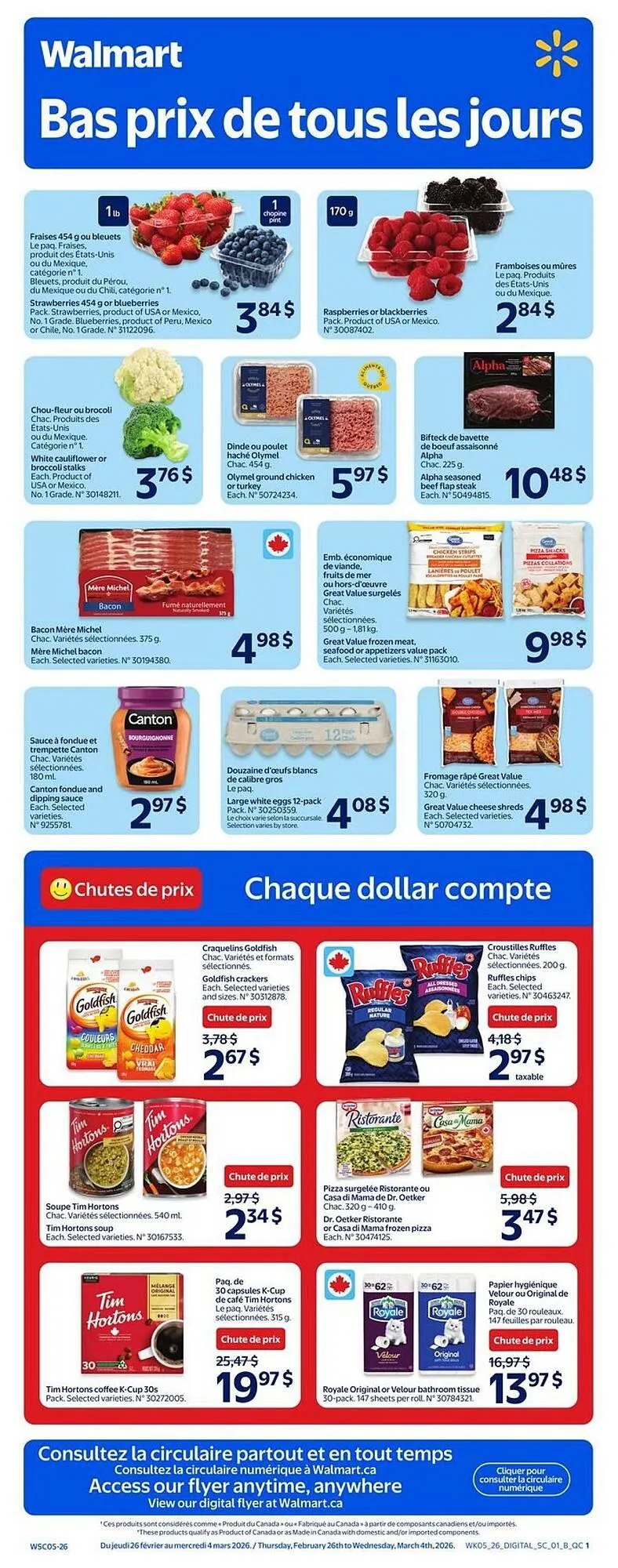 Walmart flyer from February 26 to March 4 2026 - flyer page 1