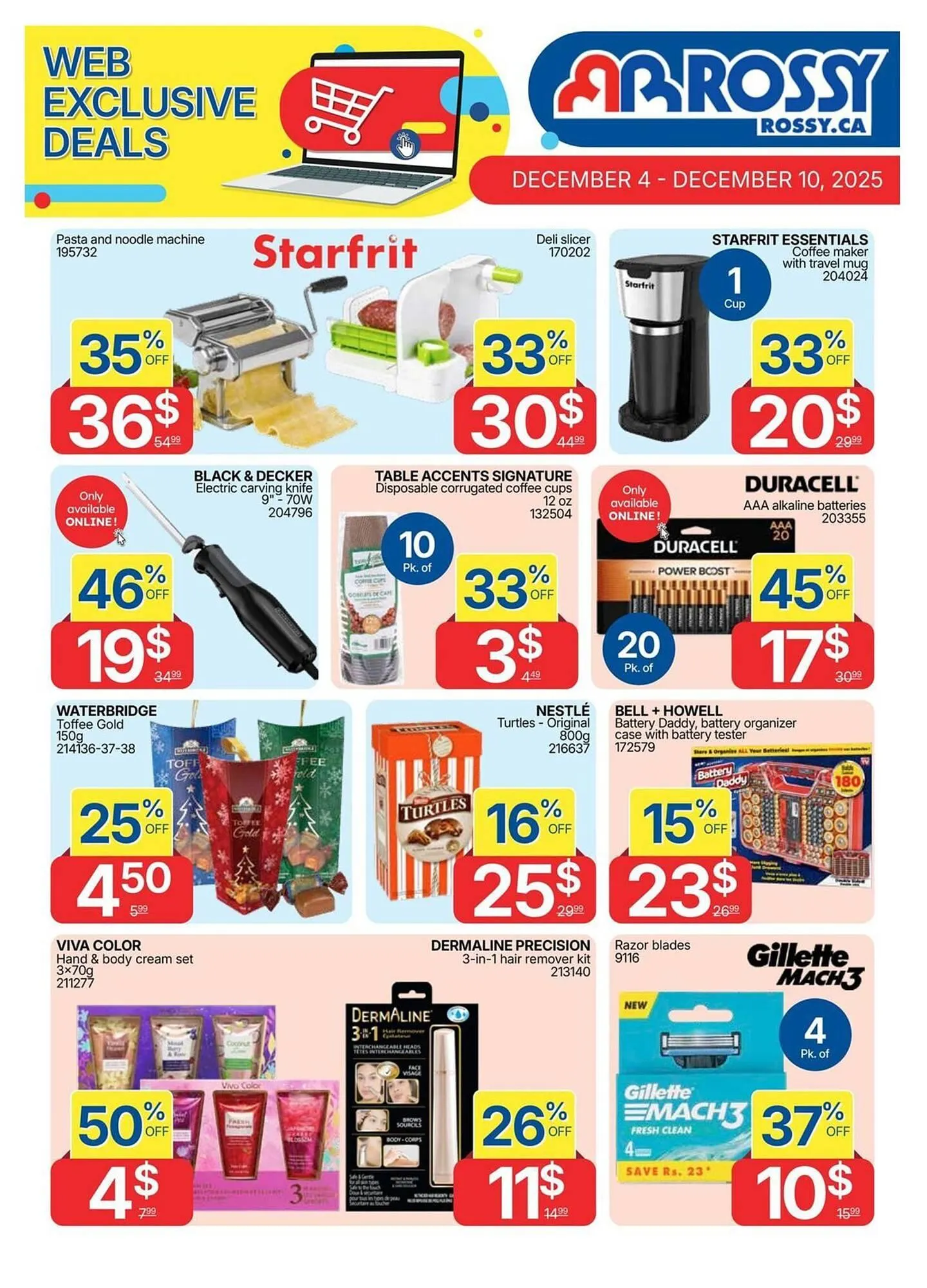 Rossy flyer from December 4 to December 10 2025 - flyer page 1