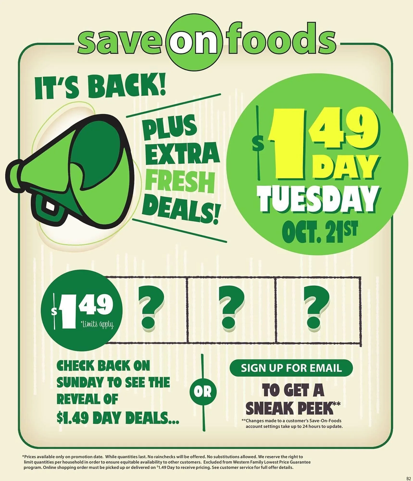 Save on Foods flyer from October 16 to October 23 2025 - flyer page 1