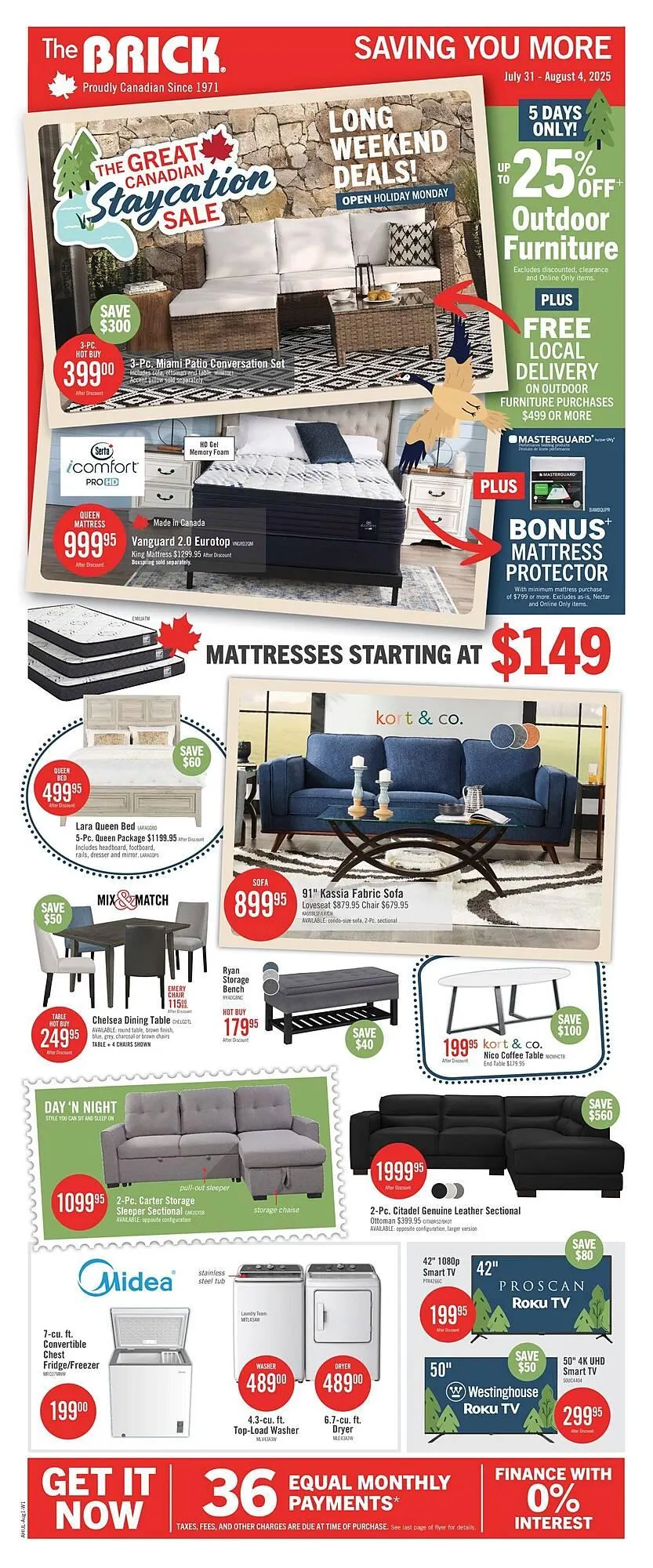 The Brick flyer from July 31 to August 4 2025 - flyer page 1