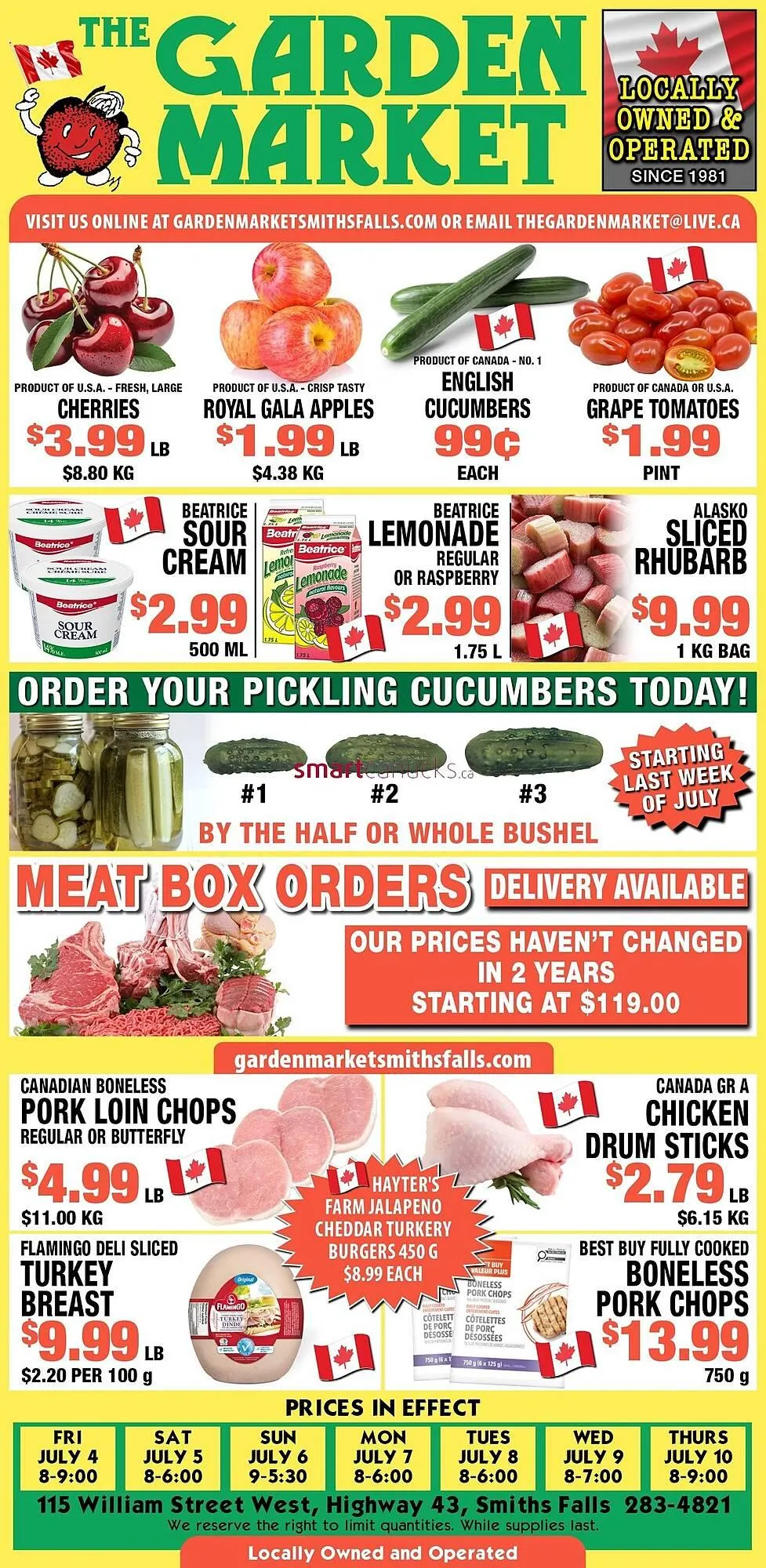 The Garden Market flyer - 1