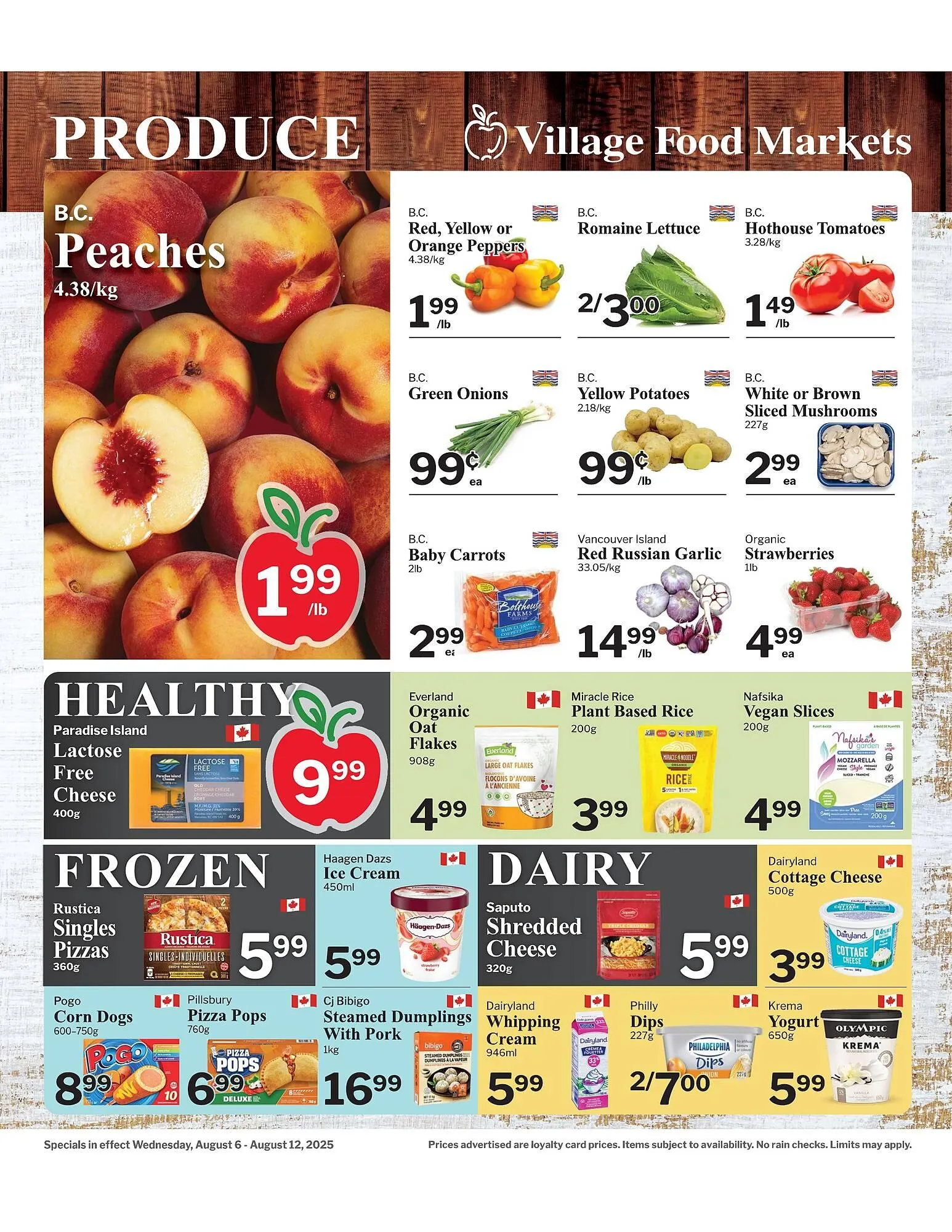 Village Food Markets flyer from August 6 to August 12 2025 - flyer page 2