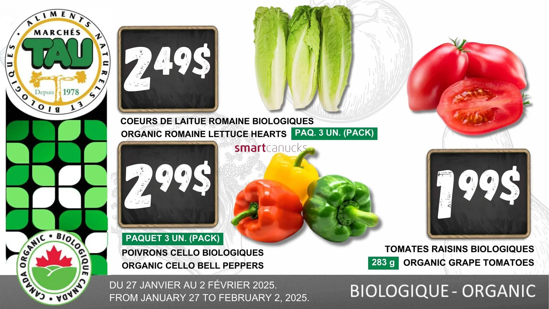 Marches Tau flyer from January 27 to February 16 2025 - flyer page 1