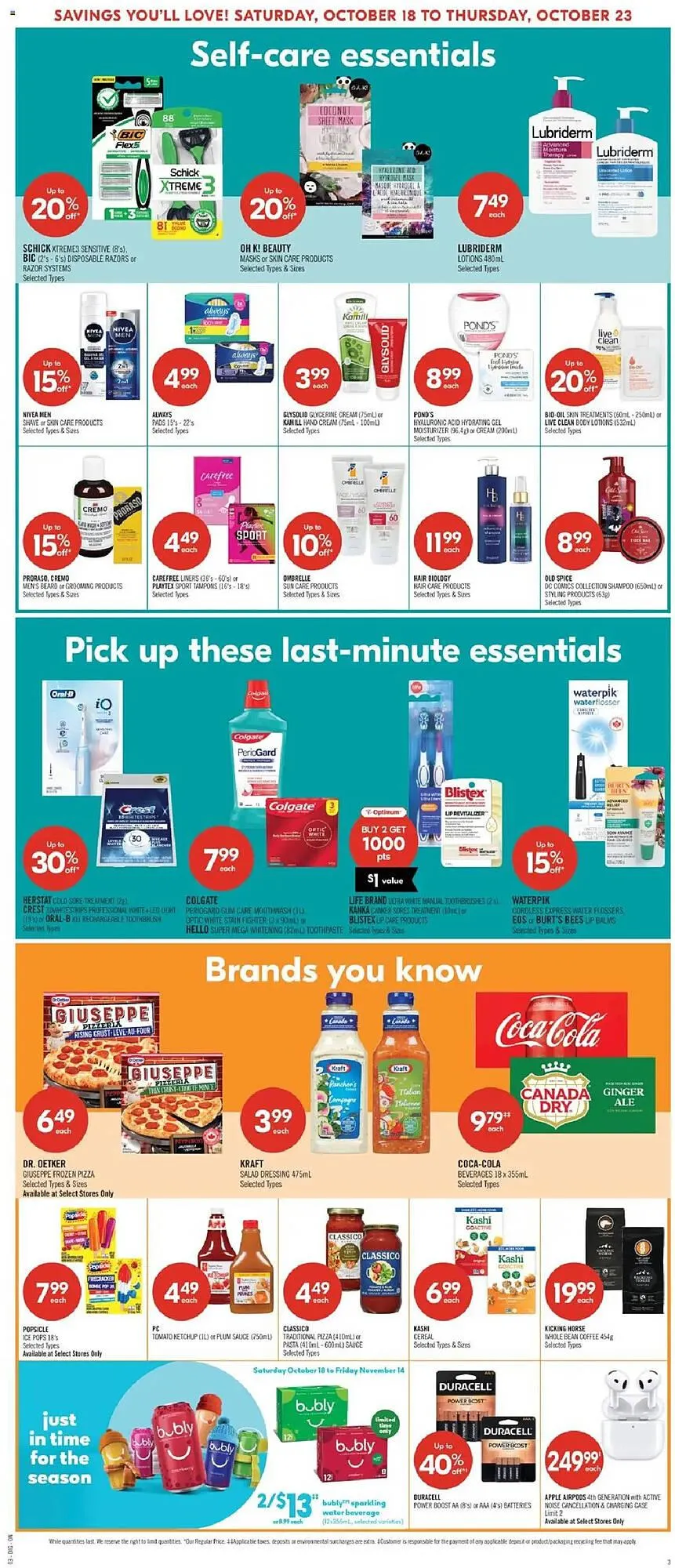 Shoppers Drug Mart flyer from October 18 to October 24 2025 - flyer page 22
