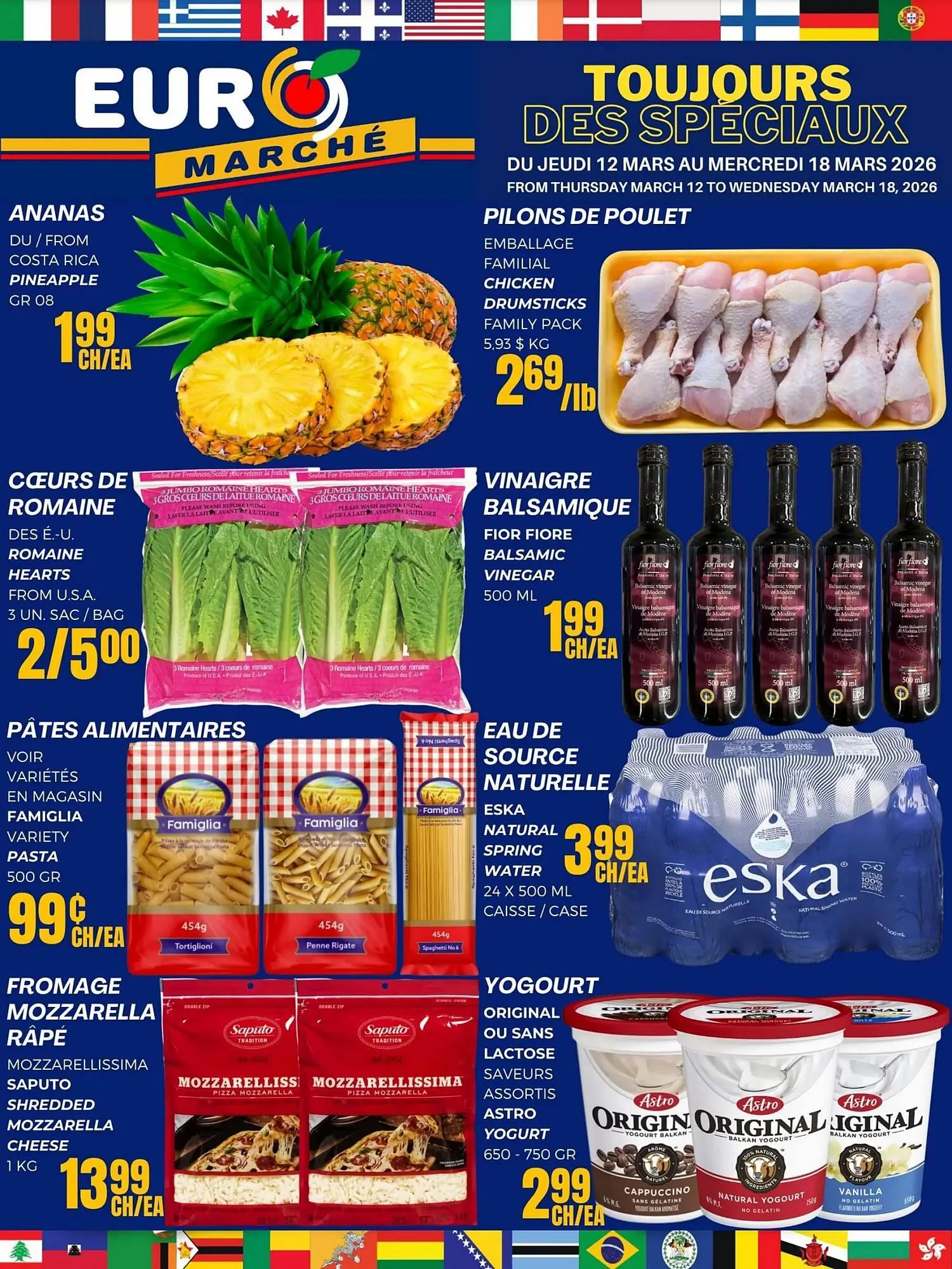 Euromarché flyer from March 12 to March 18 2026 - flyer page 1