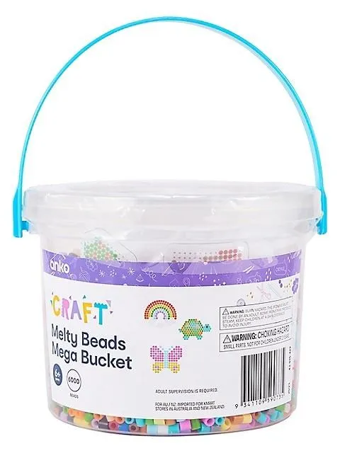 6000 Piece Melty Beads Mega Bucket