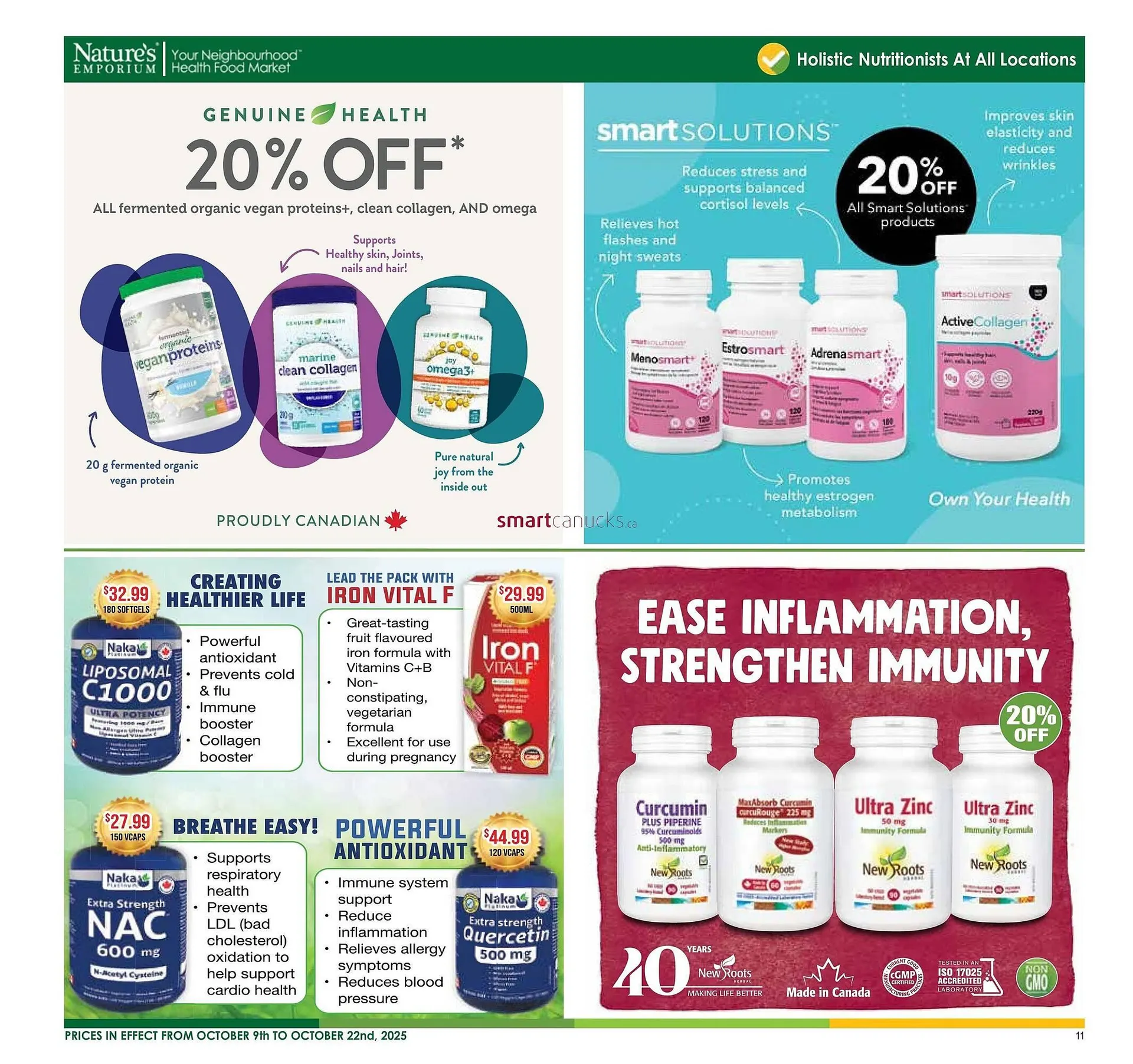 Nature's Emporium flyer from October 9 to October 15 2025 - flyer page 11