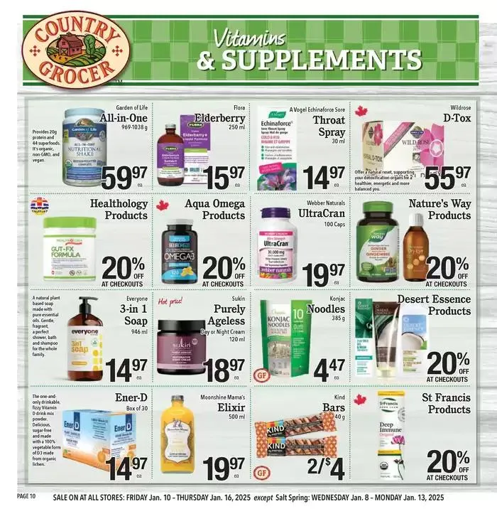 New offers to discover from January 8 to January 15 2025 - flyer page 10