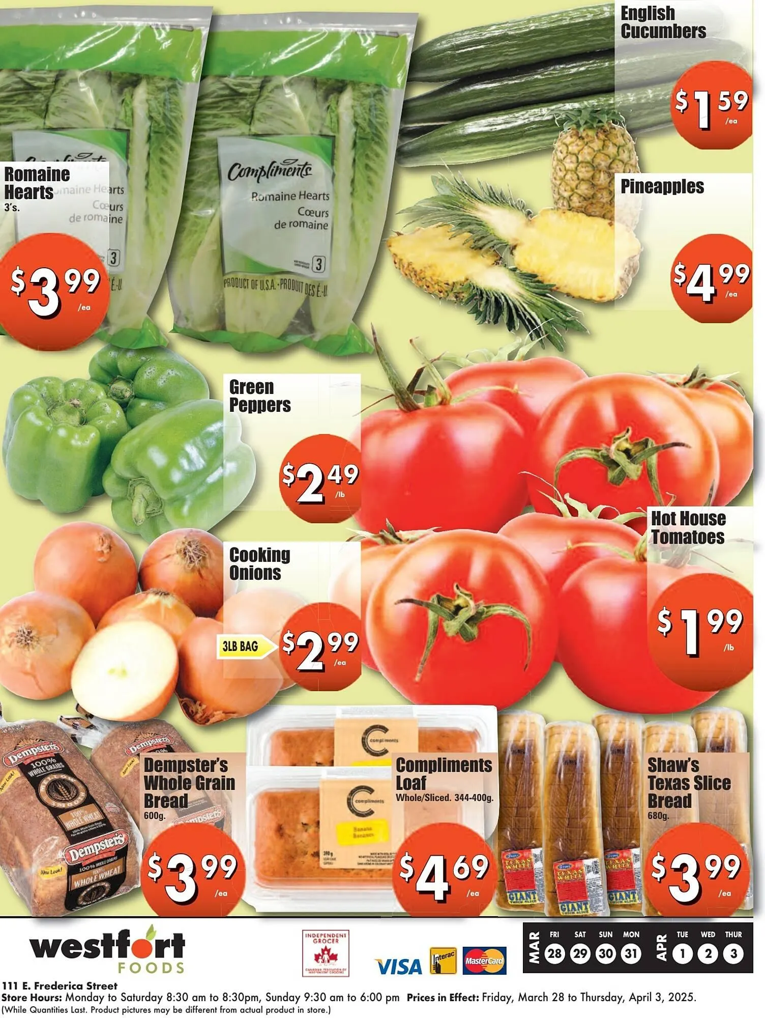 Westfort Foods flyer from March 27 to April 2 2025 - flyer page 4