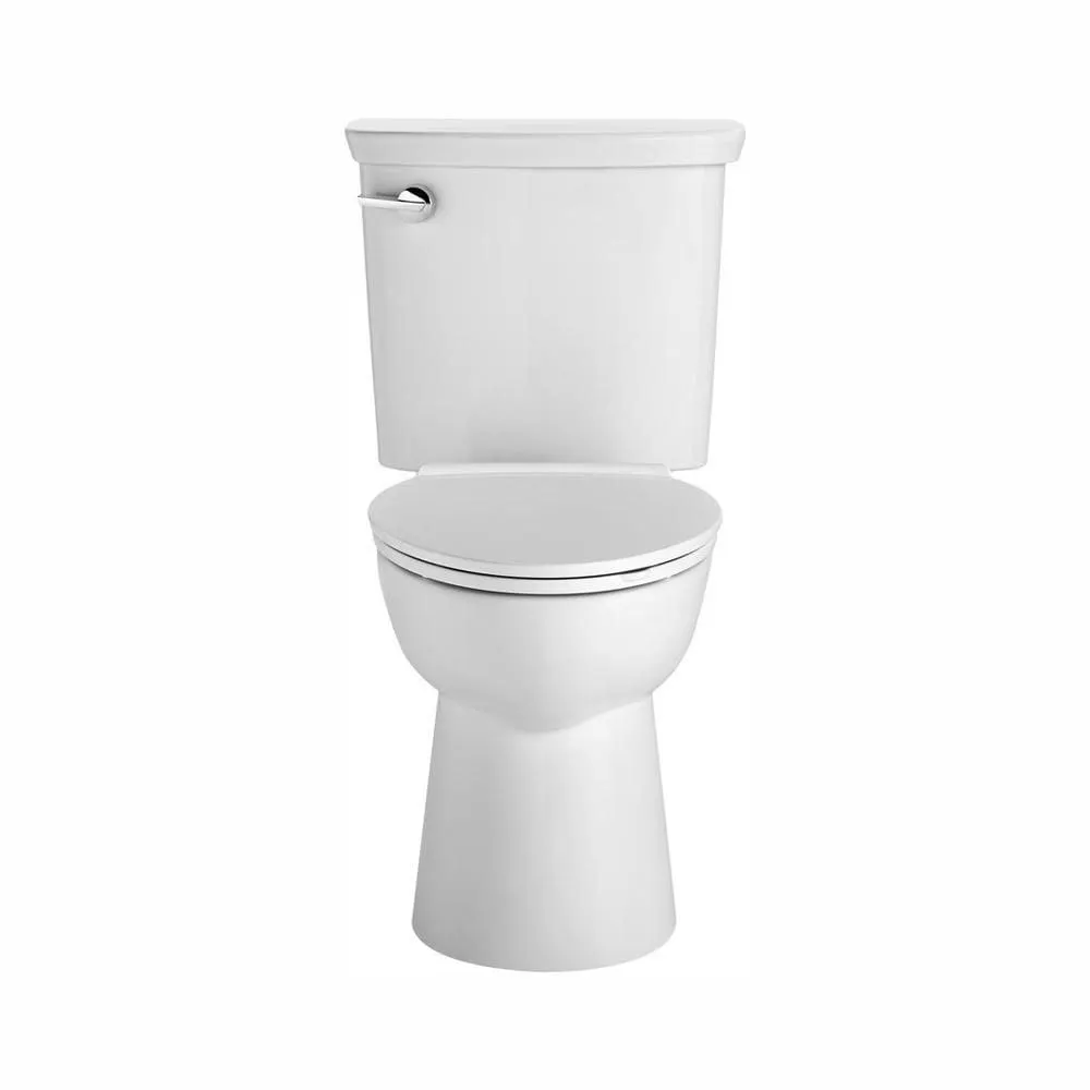 Vormax 3.8L Single Flush Right Height Elongated 2-Piece Toilet in White, Toilet Seat Not Included