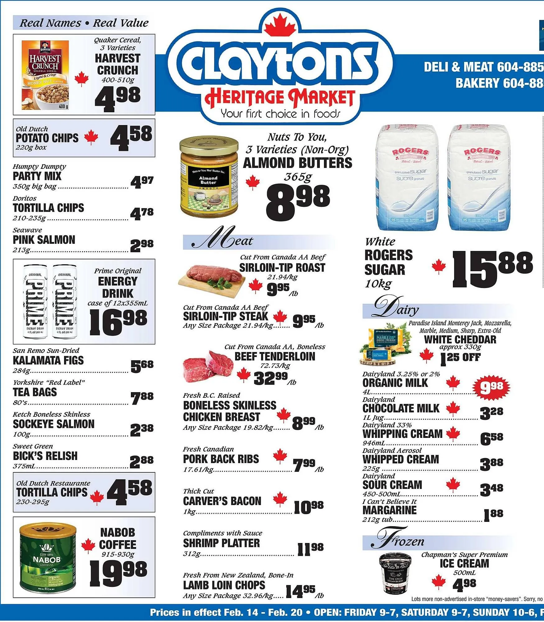 Claytons Heritage Market flyer - 1