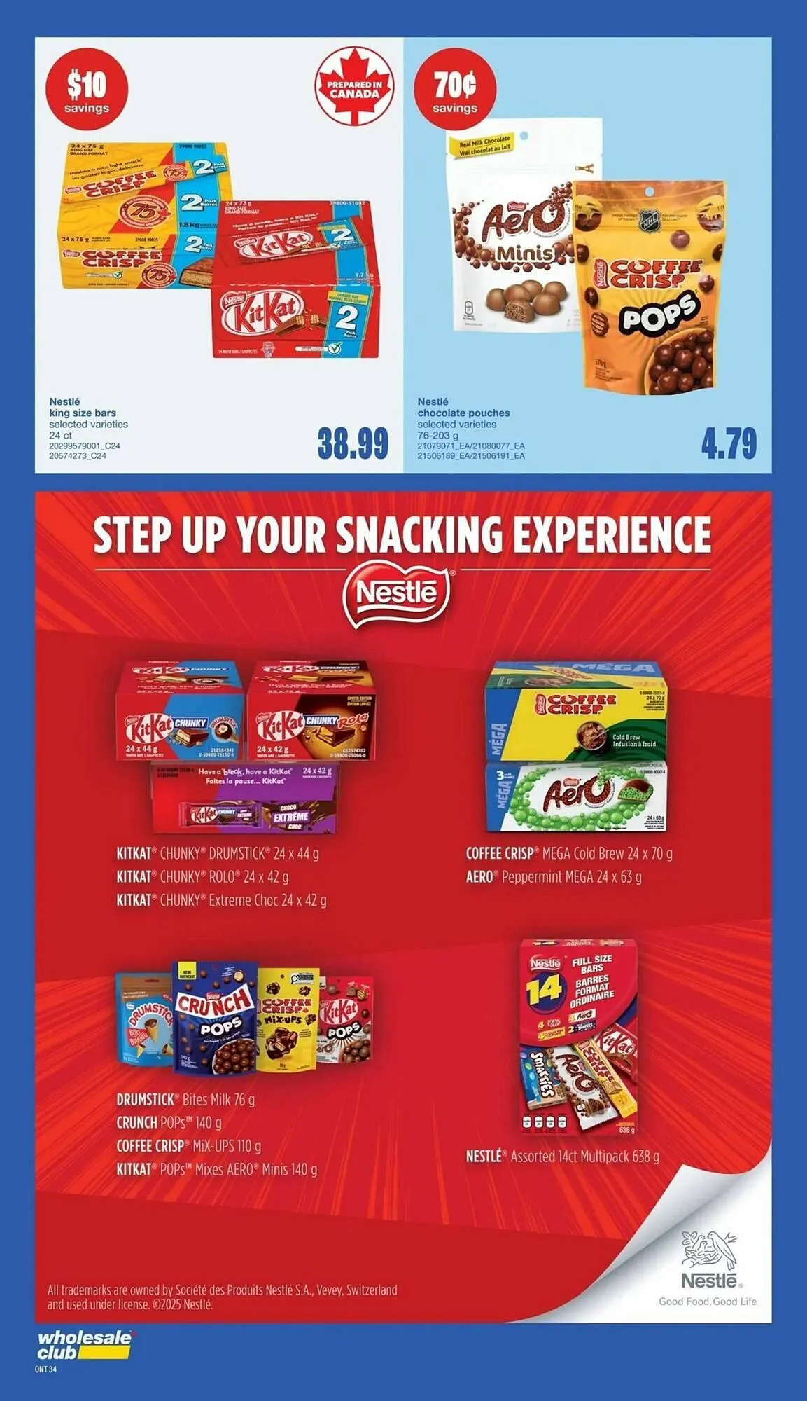 Wholesale Club flyer from November 4 to November 12 2025 - flyer page 34