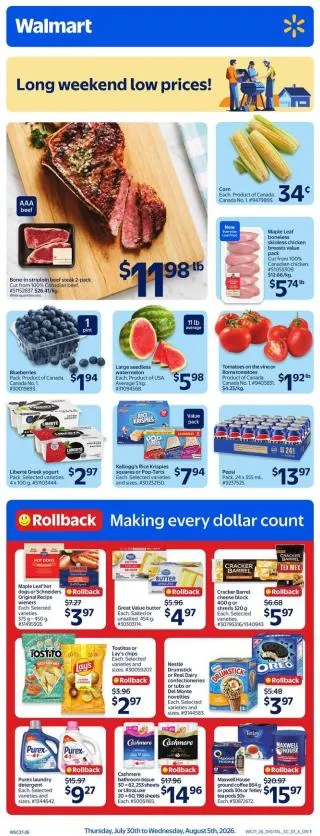 Walmart Flyer from July 29 to August 5 2026 - flyer page 2