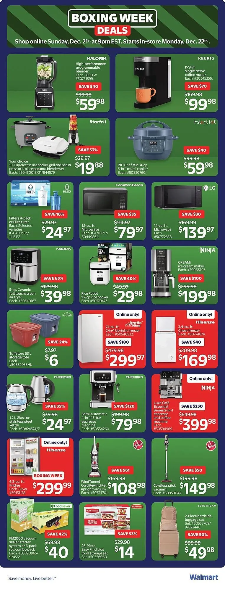 Walmart flyer from December 21 to January 1 2026 - flyer page 6