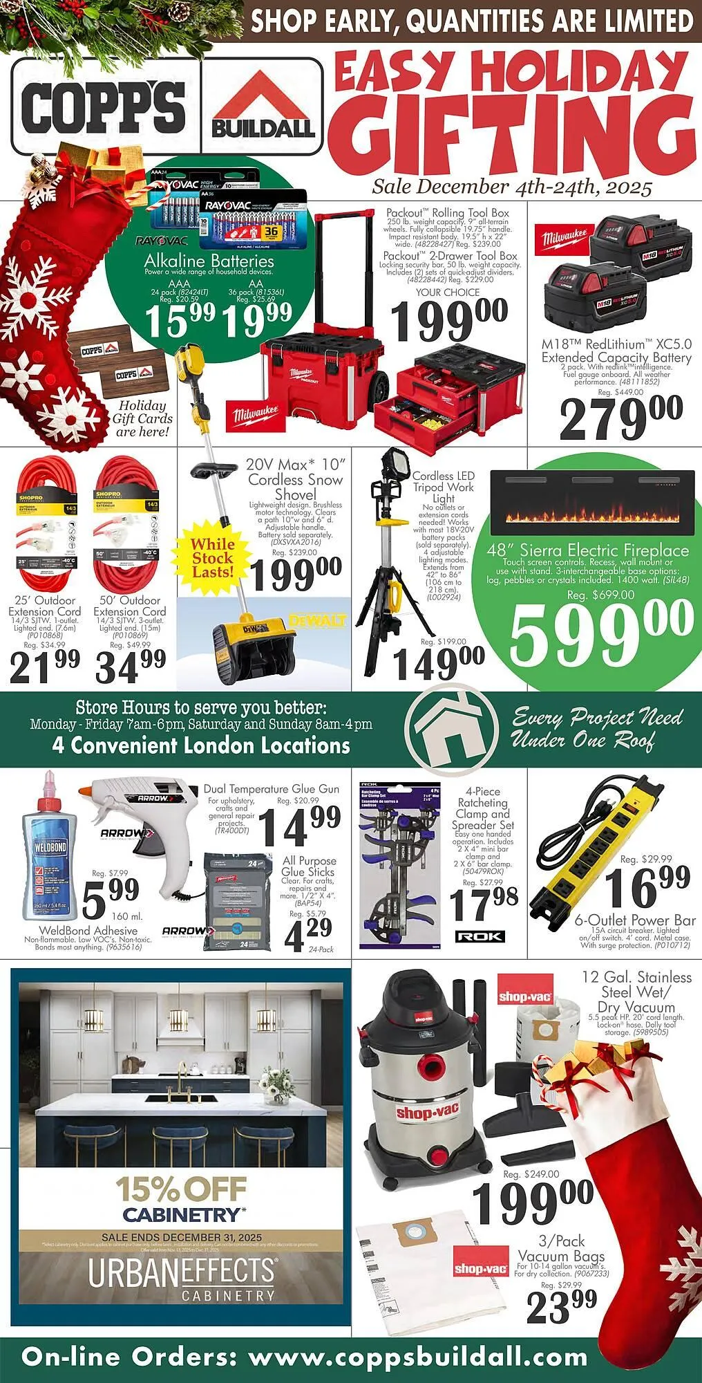 Copp's Buildall flyer from December 4 to December 10 2025 - flyer page 1