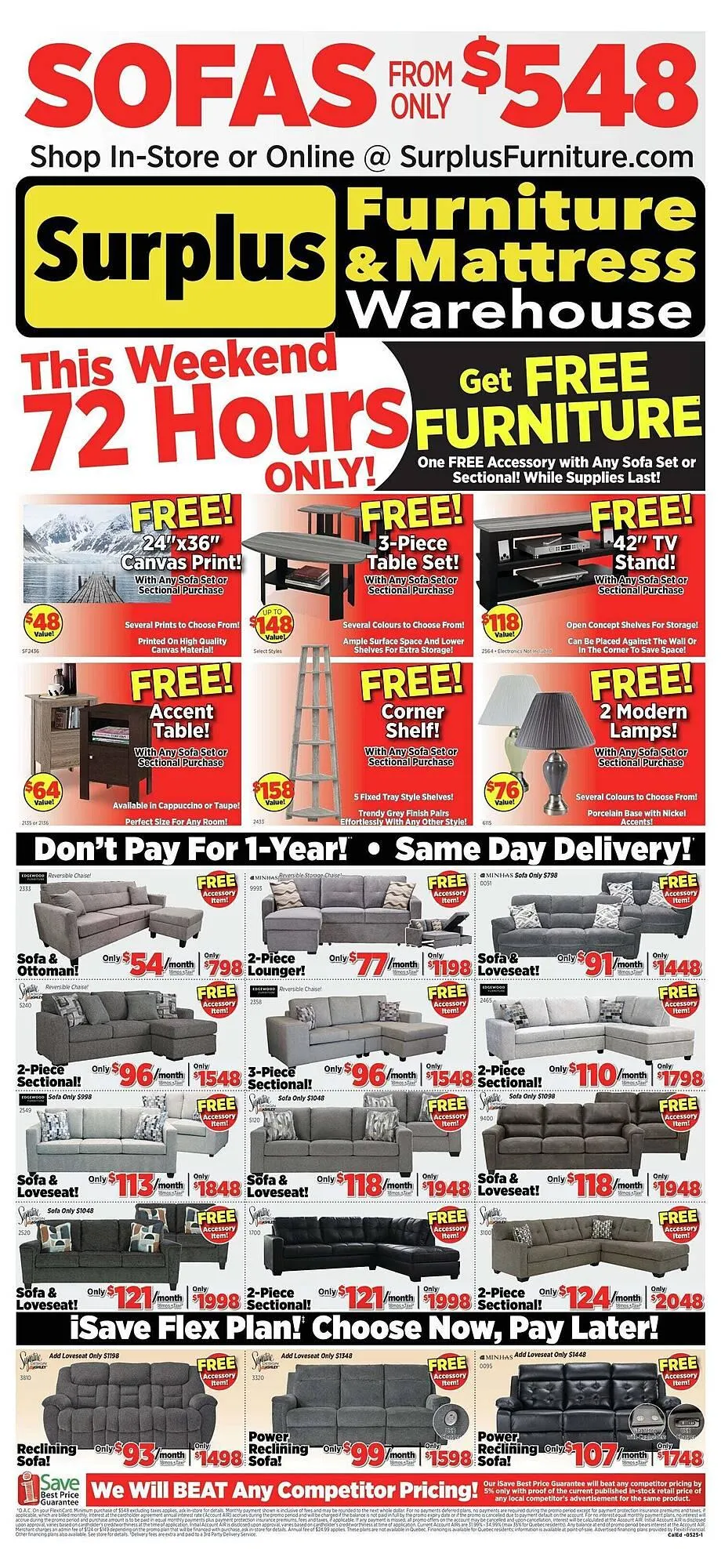 Surplus Furniture flyer - 1