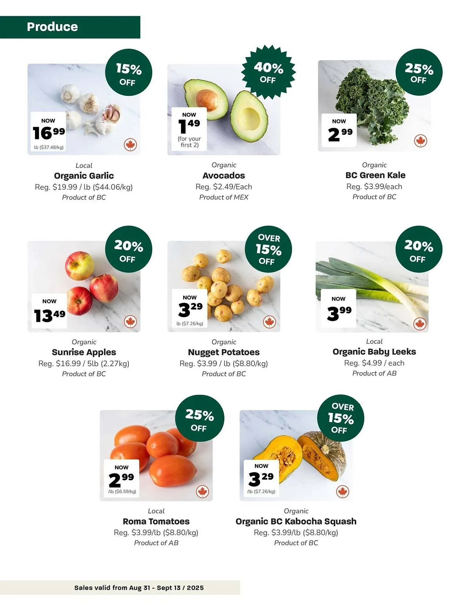 Blush Lane Organics flyer from September 1 to September 15 2025 - flyer page 3
