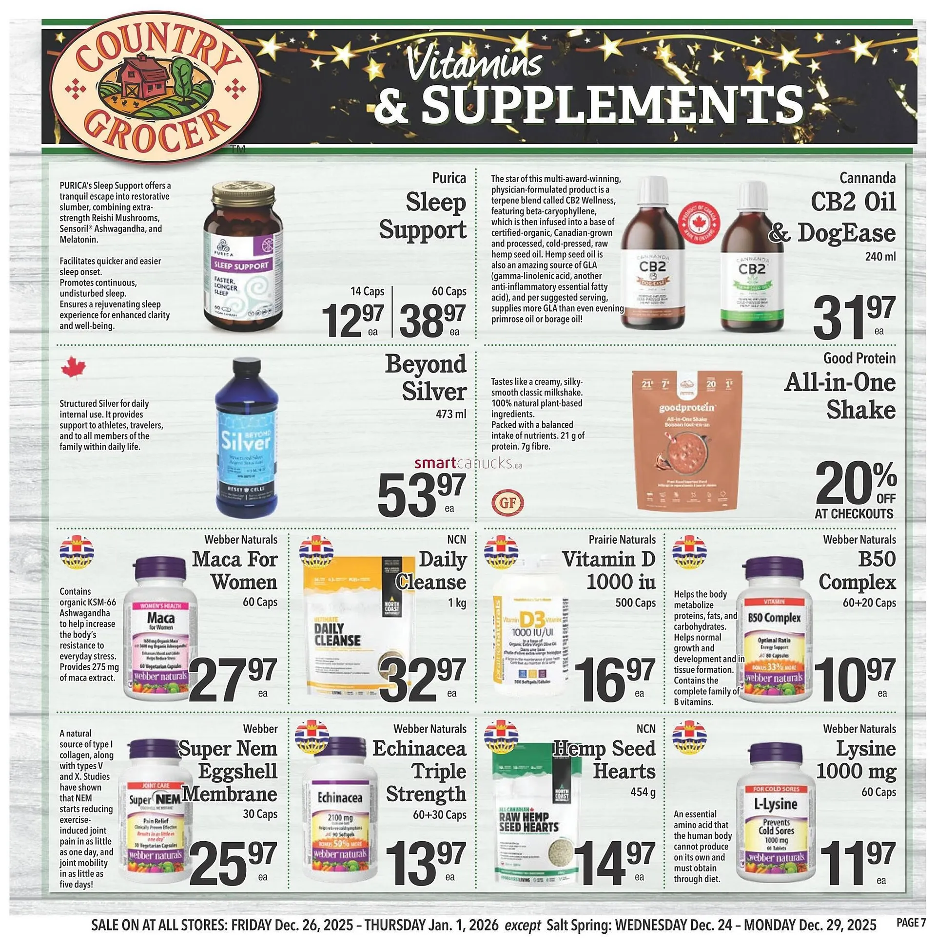 Country Grocer flyer from December 26 to January 1 2026 - flyer page 7